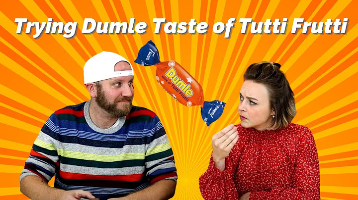 Testing Dumle Taste of Tutti Frutti - American Try Swedish Candy