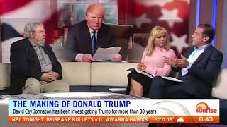 David Cay Johnston on weekend sunrise rips into Trump