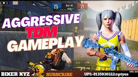 AGGRESSIVE TDM GAMEPLAY With ‎@Biker_xyz  #bgmi #pubgmobile #bgmihighlights