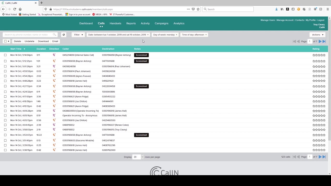 Searching Calls With Filters Using CallN Record - CallN - YouTube