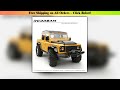 RCDream RD110 Pickup 324mm Hard Body Car shell /Openable 4 Door/Interior/Fender For TRX4 TRX-4