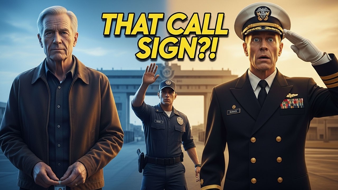 He Waited Without a Word at the Gate — Then the Admiral Recognized His Call Sign