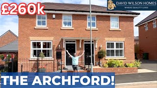 INSIDE David Wilson Homes - THE 'ARCHFORD' - Showhome Tour - The Lapwings - Stafford - New Build UK