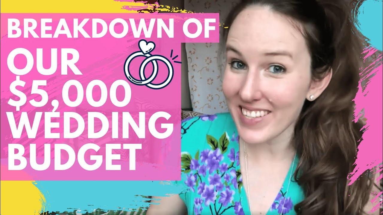 OUR $5,000 WEDDING BUDGET BREAKDOWN for our Simple Backyard Wedding
