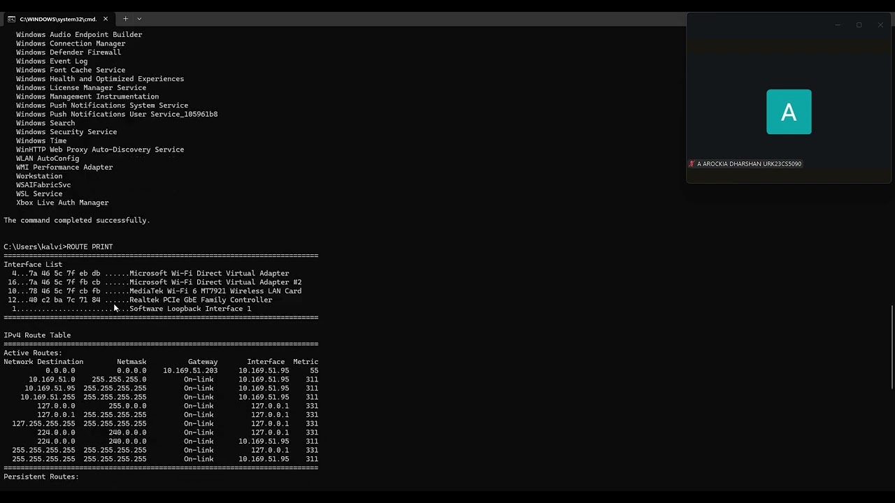 Computer Network Lab experiment 1