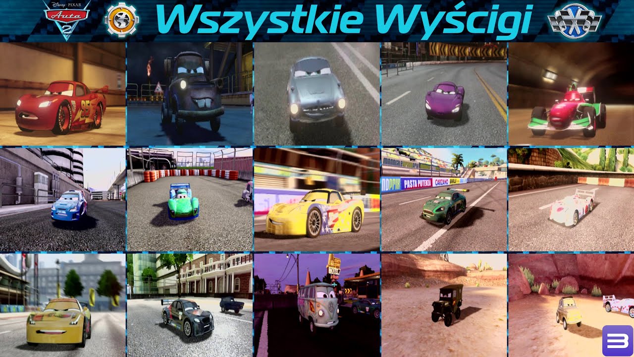 Auta 2 PS3 (RPCS3) | Tryb Dowolny #1 - Wszystkie Wyścigi