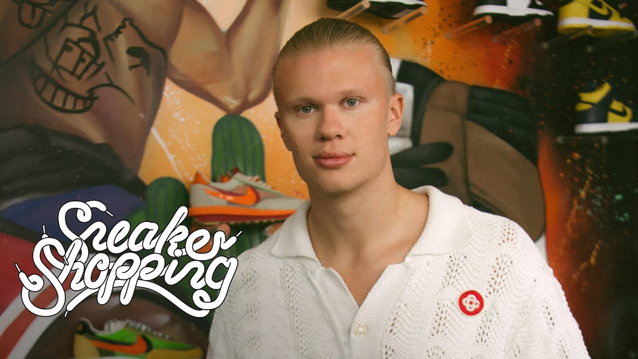⁣Erling Haaland Goes Sneaker Shopping With Complex