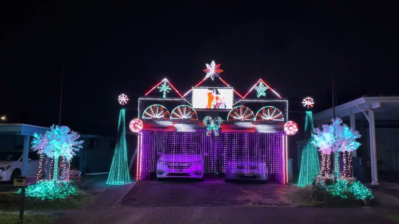 2025 Christmas Light Show Mariah Carey All I Want For Christmas Is You 