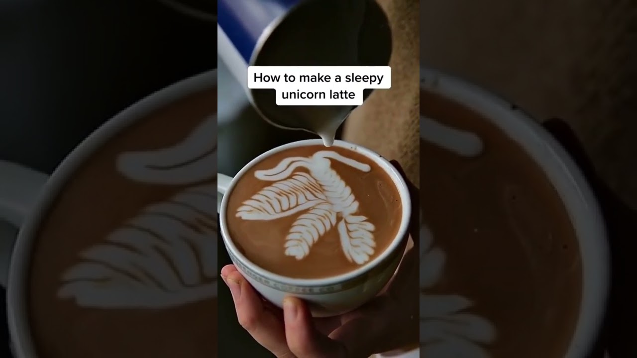 How to make unicorn latte art