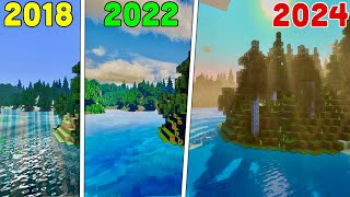 The 1st Minecraft Pocket Edition Shaders to NOW (Evolution of MCPE Shaders)