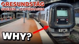 The Strange Looking Train from Sweden to Copenhagen! - Øresundståg Review