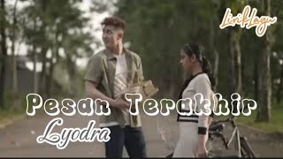 Pesan Terakhir - Lyodra || Lirik Lagu