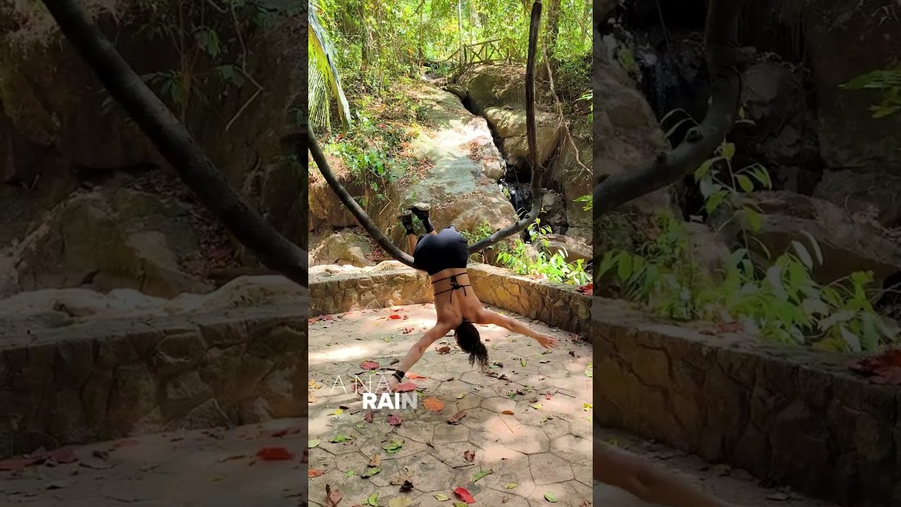Nature's Own Rainforest Swing 😊🍃(or a gymnastics bar 🤔)