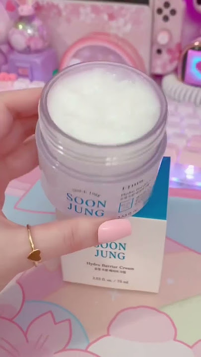 Etude House Soon Jung Hydro Barrier Cream #etudehouse #kbeauty #koreanskincare #aesthetic #pinksetup