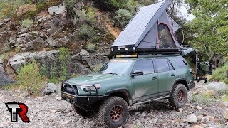 I decided to try something new in the world of rig walk arounds, and
got a hold keys this very nicely equipped overland purpose built
toyota 4run...