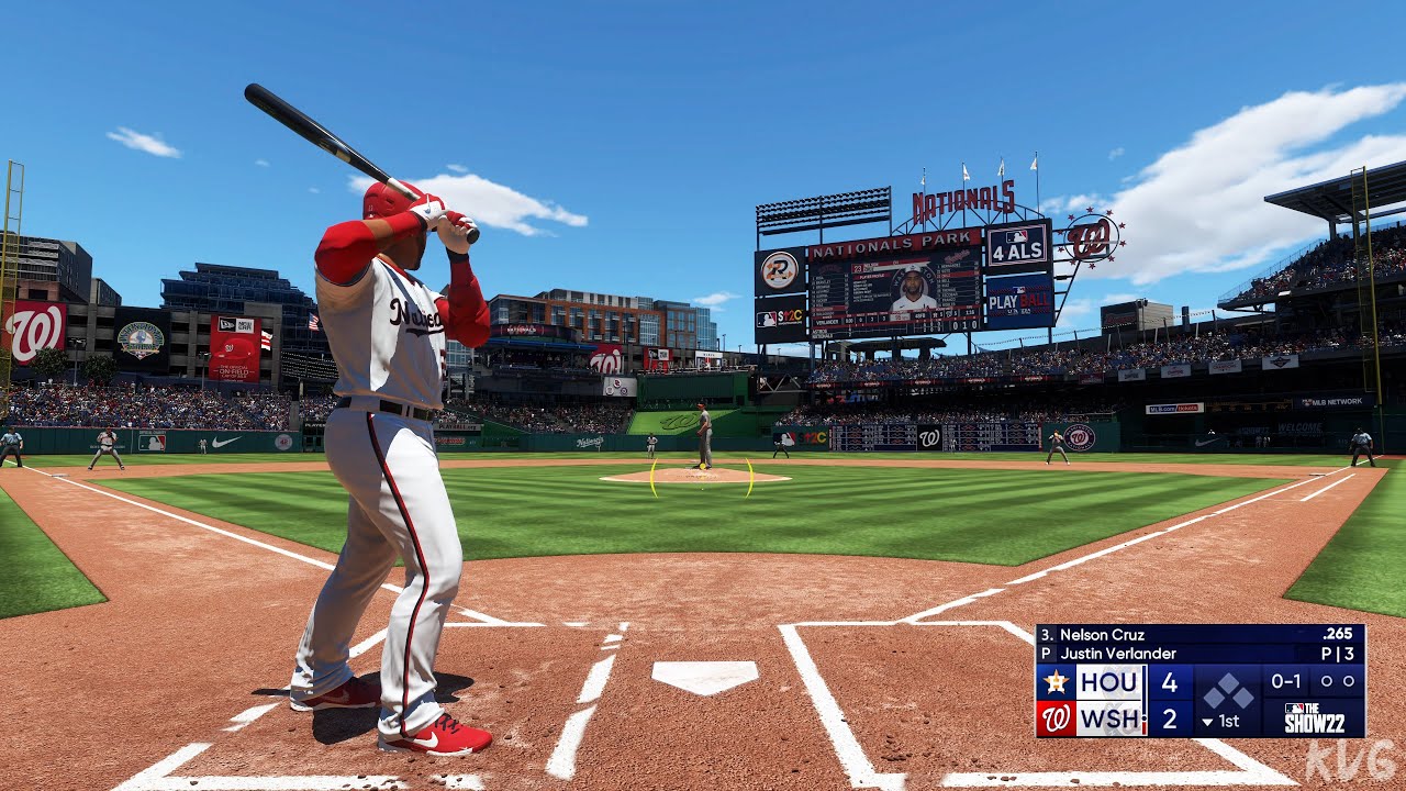 MLB The Show 22 - Houston Astros vs Washington Nationals - Gameplay (PS5 UHD) [4K60FPS]