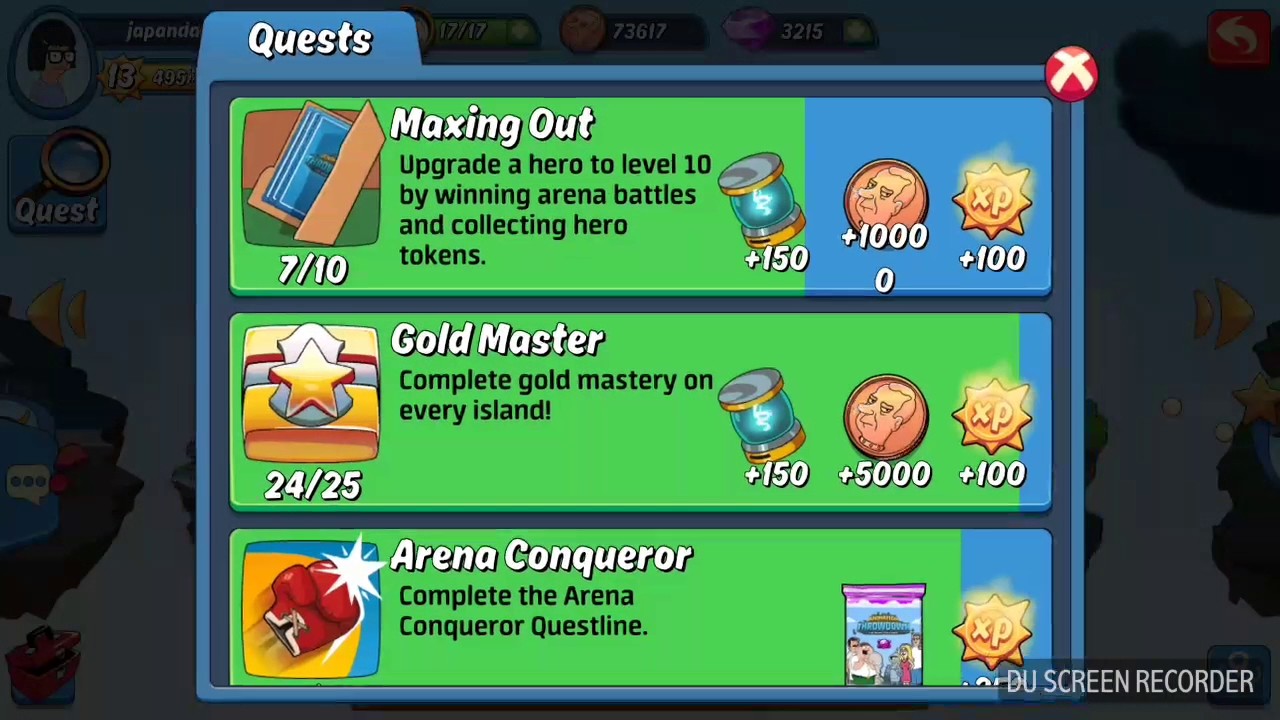 Animation Throwdown - Gold Mastery in Adventure mode finally complete!