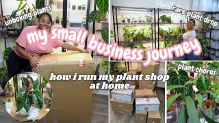 Small Business Journey: Unboxing Huge Rare Plant Mail,Launch Prep, Selling & Shipping Houseplants