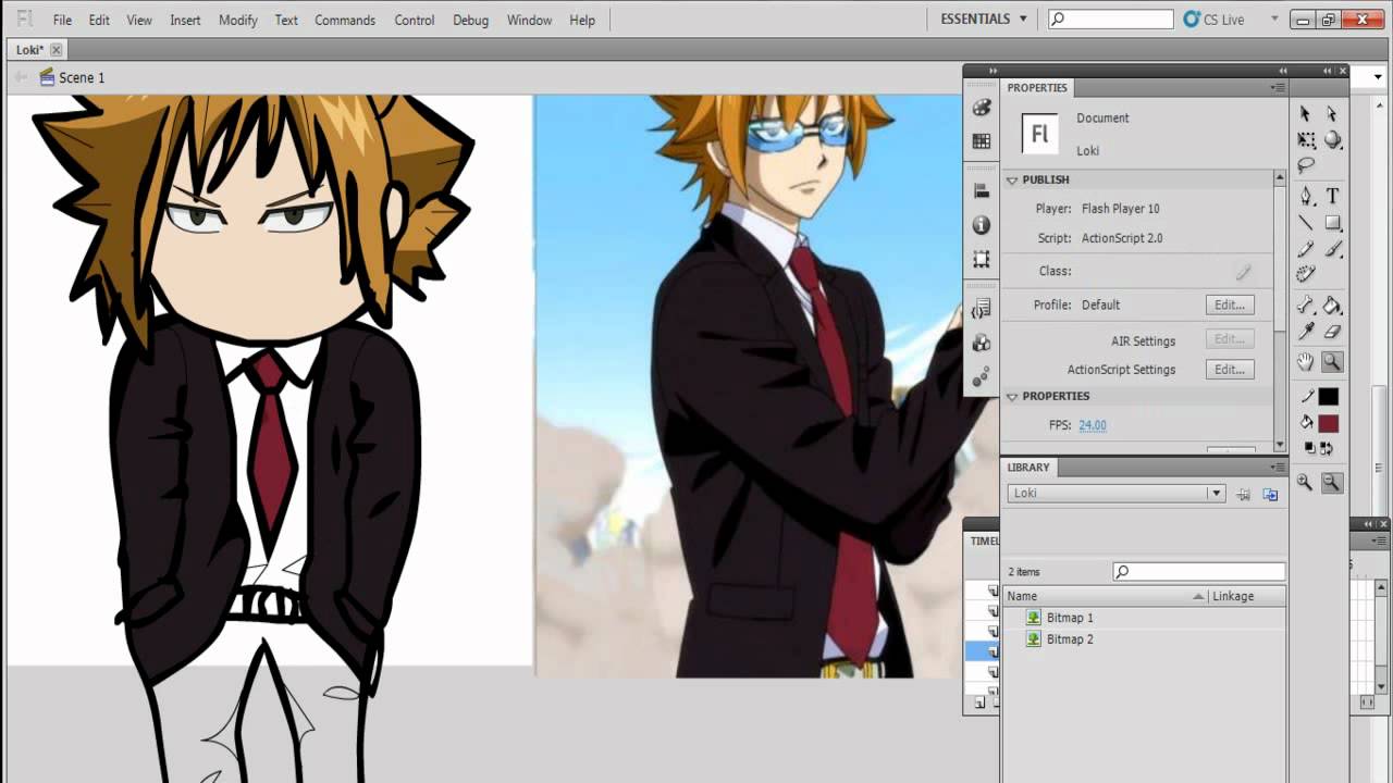 Speed Drawing - Chibi Leo From The Fairy Tail