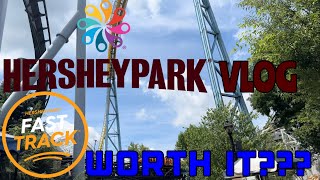 Is Hersheypark’s Fast Track Worth It? (Herhseypark Vlog 7-21-22)