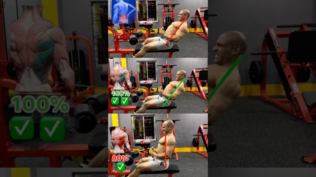"Say Goodbye to Bad Form: Seated Rowing Corrections!"