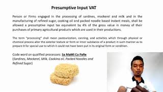 Chapter 9: Input VAT, part 2