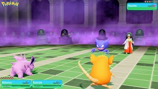 Pokémon let's Go: Lavender Tower, Beating Channeler Obsessed & Avoid Ghost! - Two Player