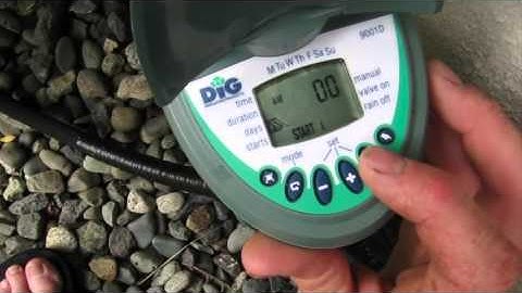 How-to program a Dig Water Timer