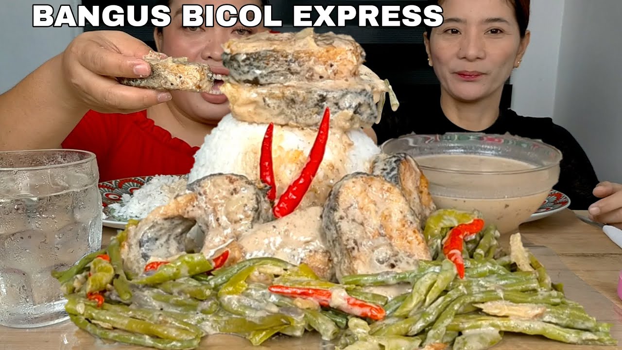 Bicol Express Bangus Mukbang | Filipino Food | Mukbang Philippines