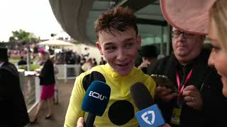 Jockey Billy Loughnane on Bow Echo and St James’s Palace Stakes (G1) Victory