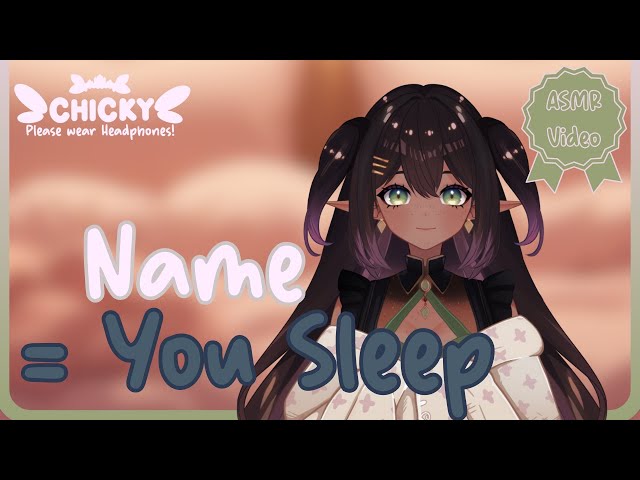 If I Say Your Name You Can Sleep 🌙 #asmr #softwhispers #anticipation