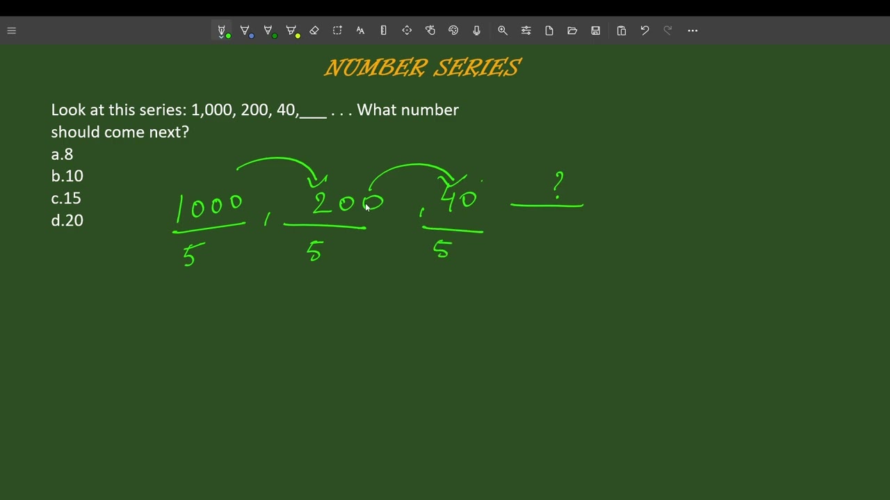 Number series for beginners.. For more question stay connected.. 