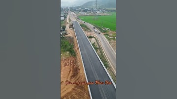 Cầu vượt nút giao Nhơn Hòa thảm nhựa