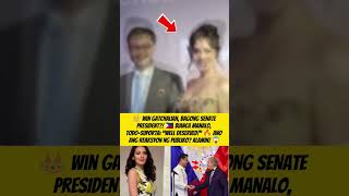 Wow! Bianca, proud na proud kay Win Gatchalian bilang bagong Senate President!👑❤️ #BiancaManalo