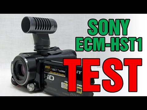 Sony ECM-HST1 external vs. built-in camcorder microphone