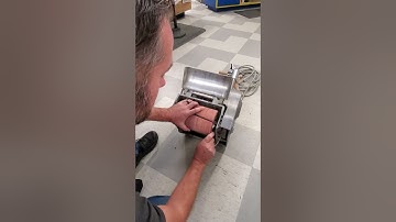Installing sandpaper on Essex Silverline drum sander. (cam lock style)
