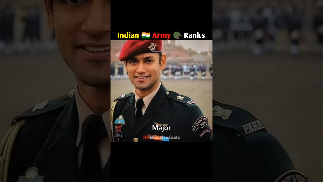 Indian 🇮🇳 Army 🪖 Ranks / इंडियन आर्मी का सबसे बड़ा हेड कोन होता है 🤔 #shortsfeed #facts #army #india