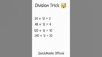 🔥 Mind-Blowing Division Trick You Must Know! 😱✌️ #shorts #maths #division