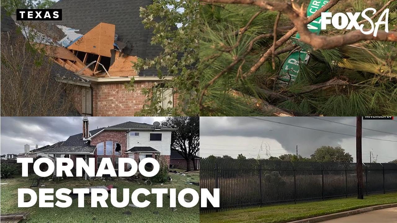 Tornado tore through the Houston area damaging more than 100 homes ...