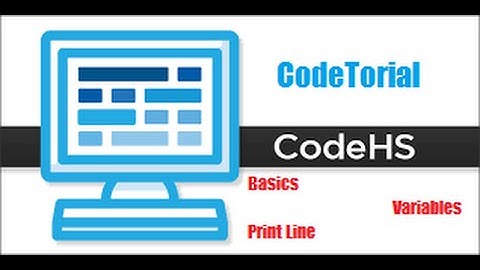 Codehs/Javascript tutorial "codetorial" #1