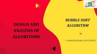BUBBLE SORT | DAA | SNS INSTITUTIONS