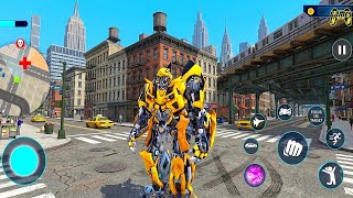 Bumblebee Multiple Transformation Jet Robot Car Game 2026 Part 3 - Android Gameplay FHD screenshot 1
