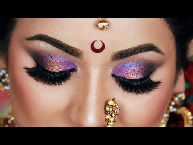 Indian Bridal Makeup Tutorial | Maharashtrian Brid...