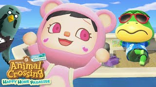 How to get Brewster & open the coffee shop (My first trip with Kapp'n!) | Animal Crossing Update 2.0