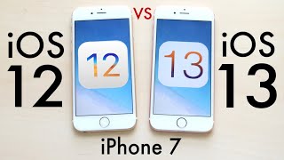 iPHONE 7: iOS 13 Vs iOS 12! (Comparison)