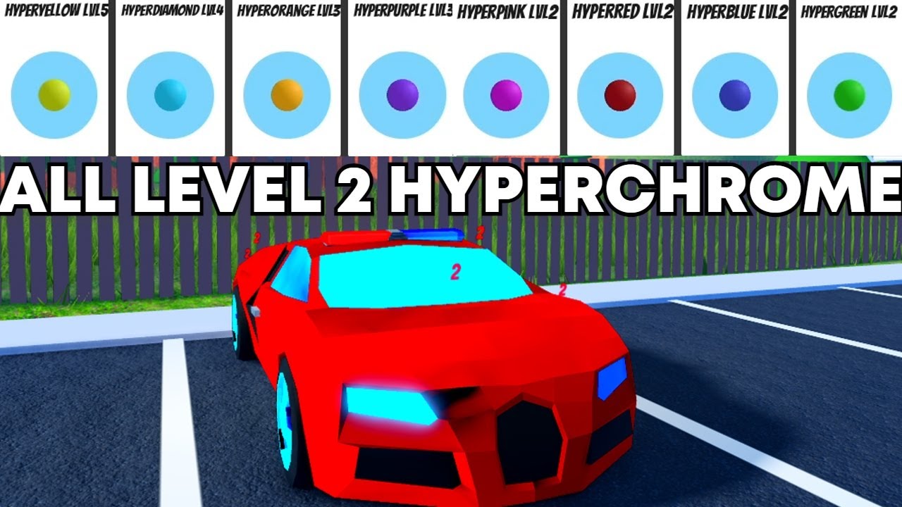 Hyperchrome Value list and trading tips with Ezzie #jailbreaktrading  #jailbreakroblox #roblox 