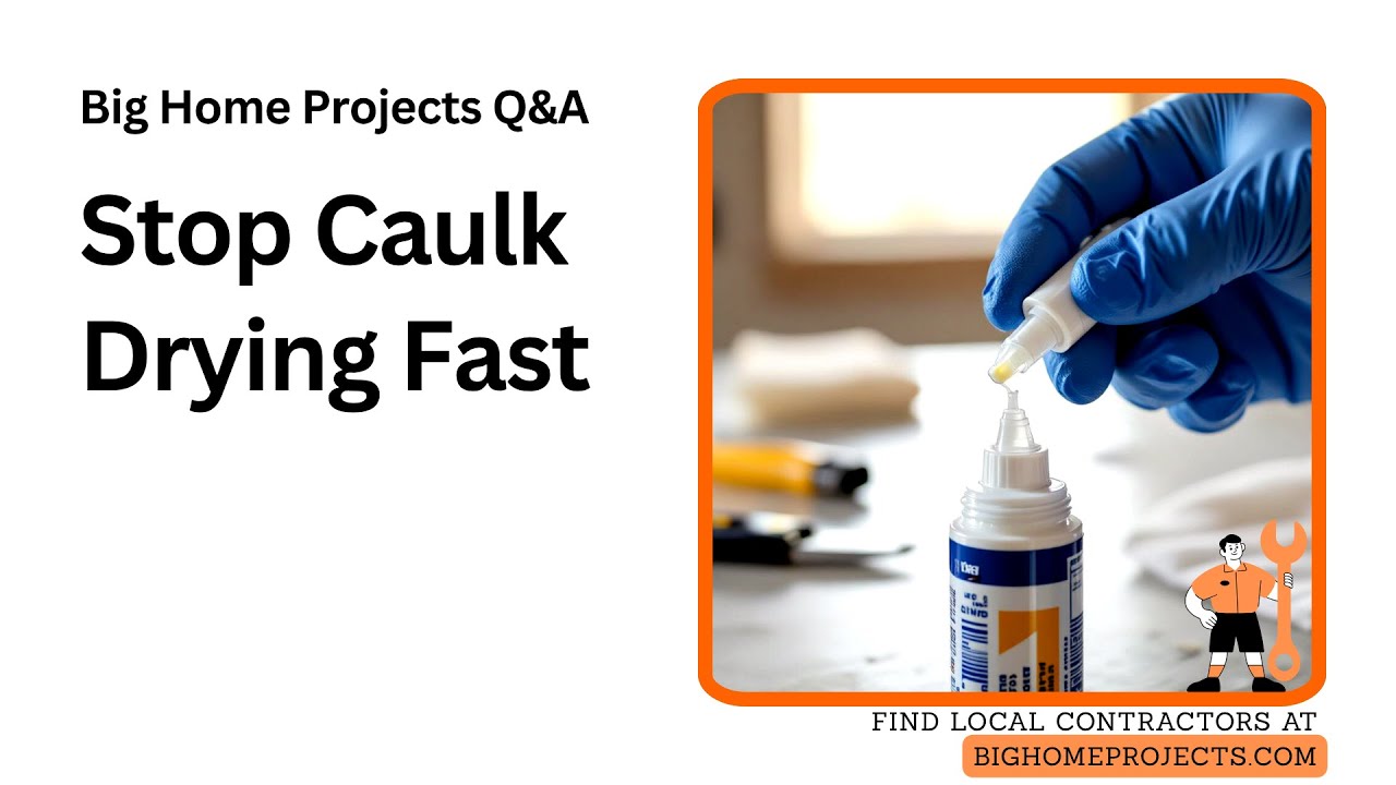 Caulk Nozzle Seal Hacks Masking Tape Nail Fail