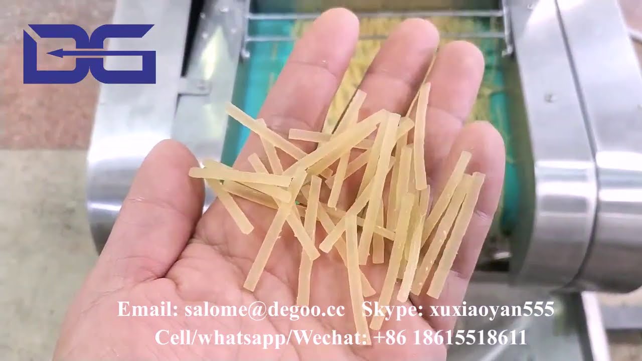 Salty 2D Fryums Noodles extruder machine Rice Sev Fryums production line papad making machine
