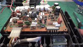 PIoneer SX 1980 Part 3   Power Supply Issues & Testing the Amp Modules screenshot 5