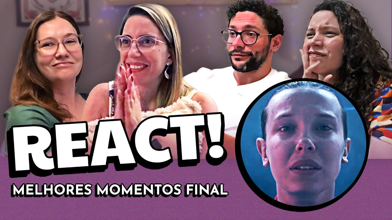 STRANGER THINGS FINAL: REACT DOS MELHORES MOMENTOS